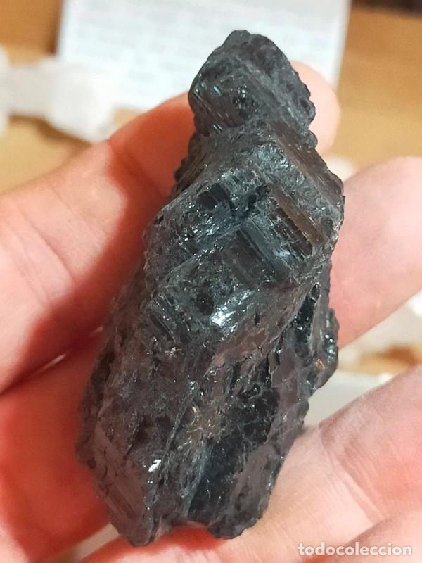 Coleccionismo de minerales: Bella Tormalina nera grezza - Foto 5