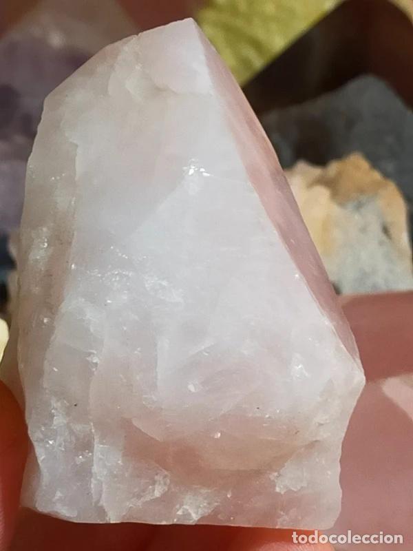 Coleccionismo de minerales: Punta grezza di Quarzo Rosa - Foto 2