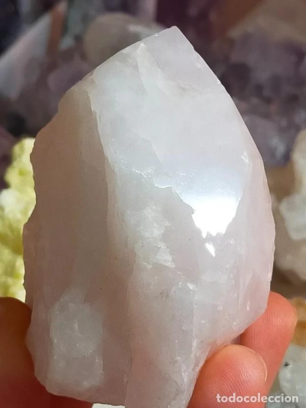 Coleccionismo de minerales: Punta grezza di Quarzo Rosa - Foto 3