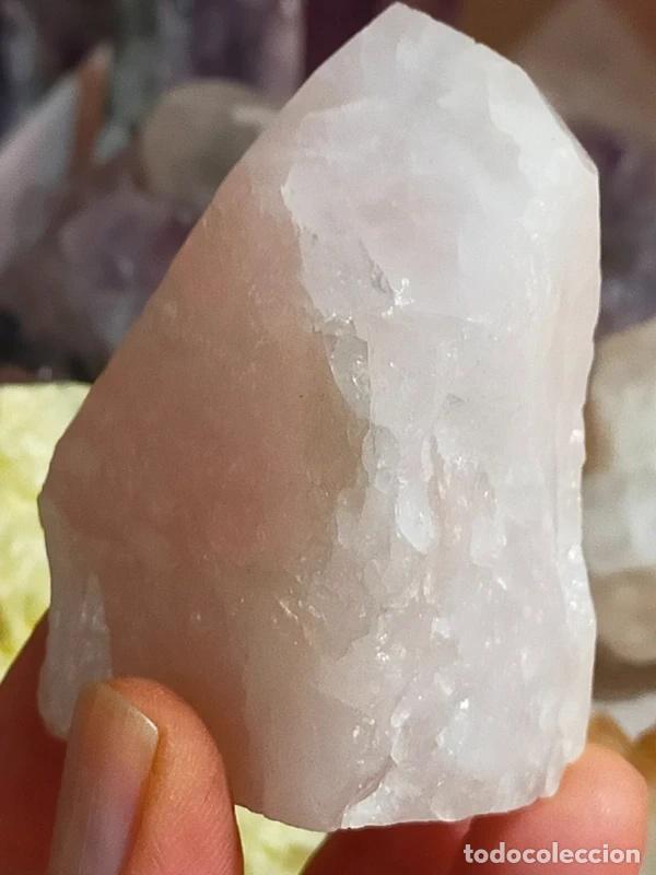 Coleccionismo de minerales: Punta grezza di Quarzo Rosa - Foto 4