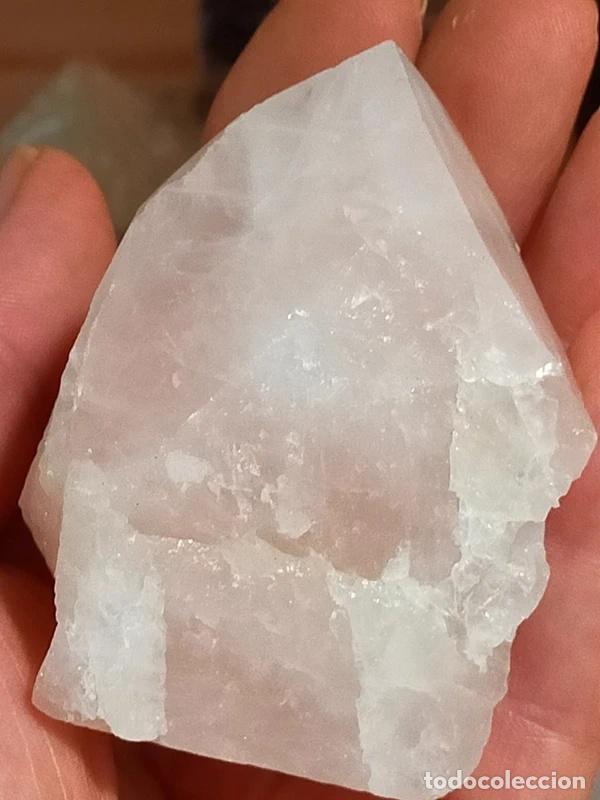 Coleccionismo de minerales: Punta grezza di Quarzo Rosa