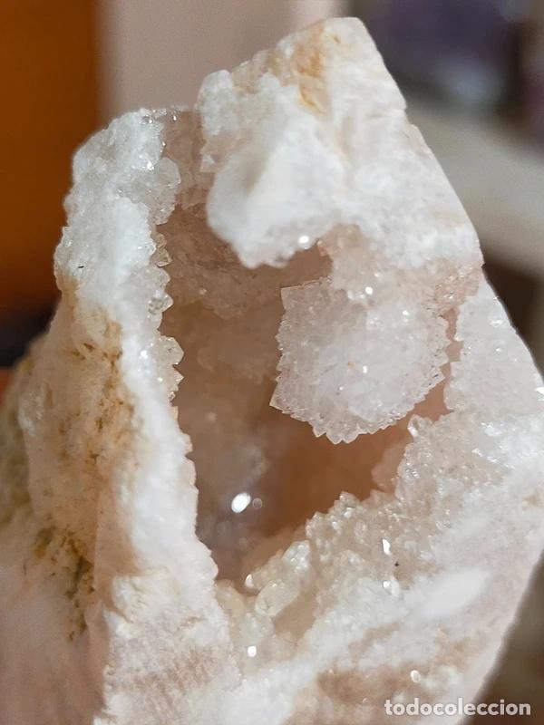 Coleccionismo de minerales: Punta di Geode di Quarzo Ialino
