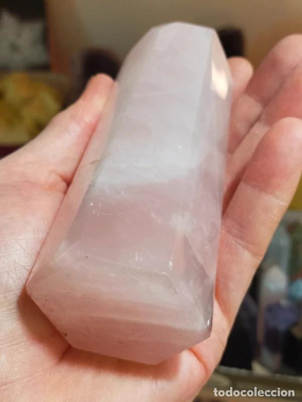 Coleccionismo de minerales: Punta in Quarzo Rosa - Foto 2
