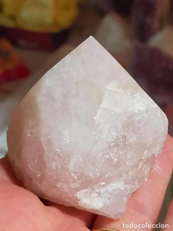 Coleccionismo de minerales: Punta grezza di Quarzo Rosa - Foto 2