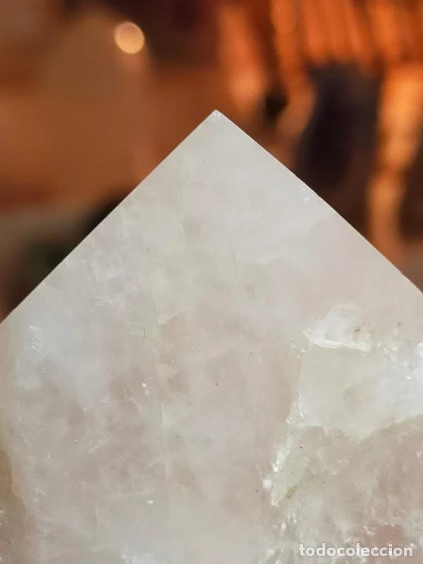 Coleccionismo de minerales: Punta grezza di Quarzo Rosa - Foto 4