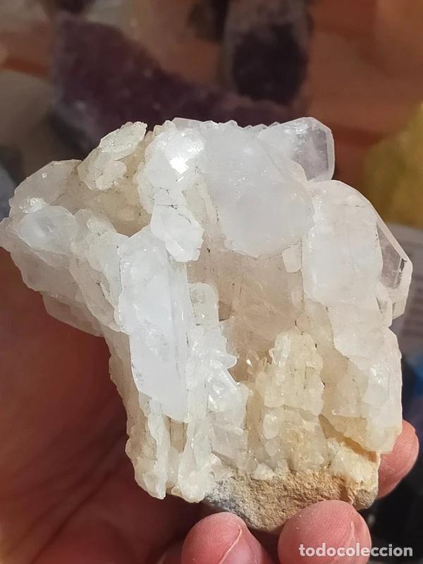 Coleccionismo de minerales: Drusa di Quarzo Ialino