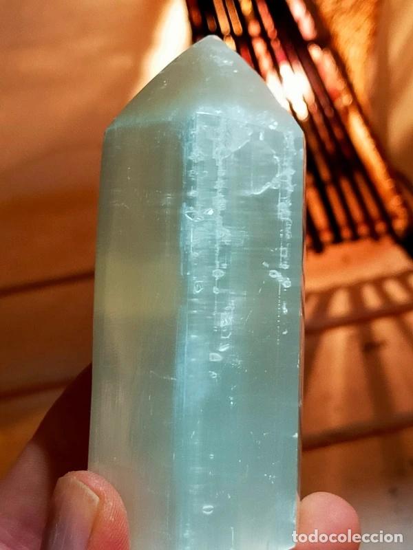 Coleccionismo de minerales: Punta in Selenite (variet&agrave; Sericolite) - Foto 3