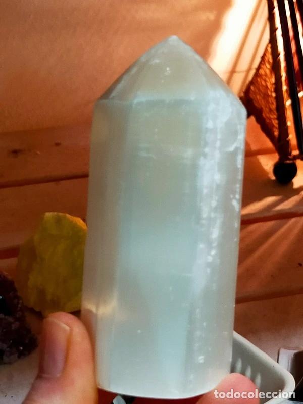 Coleccionismo de minerales: Punta in Selenite (variet&agrave; Sericolite) - Foto 6
