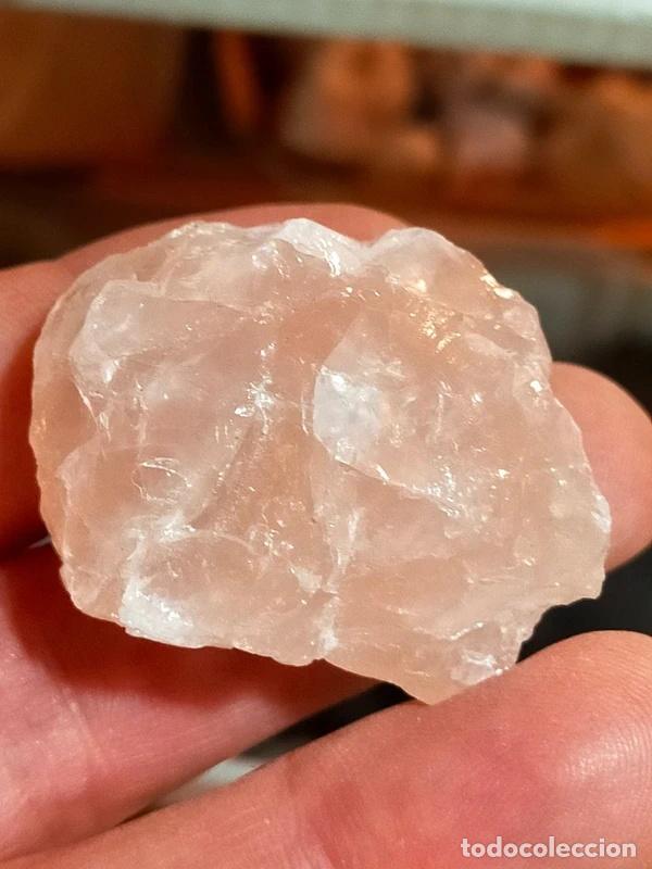 Coleccionismo de minerales: Quarzo Rosa grezzo con micro arcobaleno - Foto 3