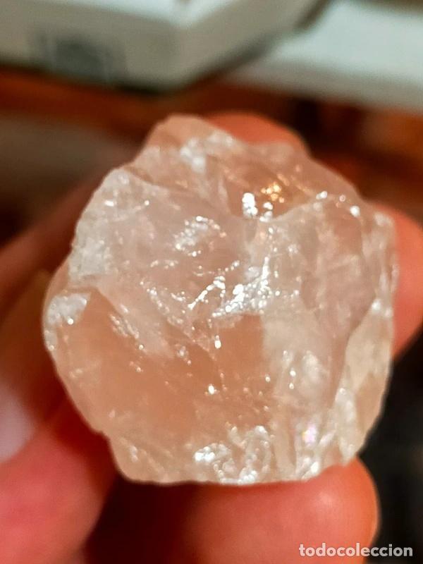 Coleccionismo de minerales: Quarzo Rosa grezzo con micro arcobaleno - Foto 4