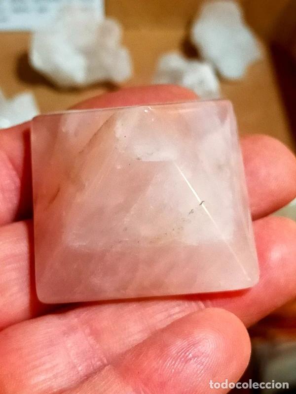 Coleccionismo de minerales: Piramide in Quarzo Rosa - Foto 3