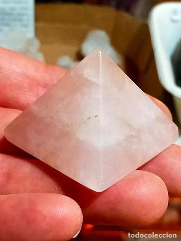 Coleccionismo de minerales: Piramide in Quarzo Rosa - Foto 1