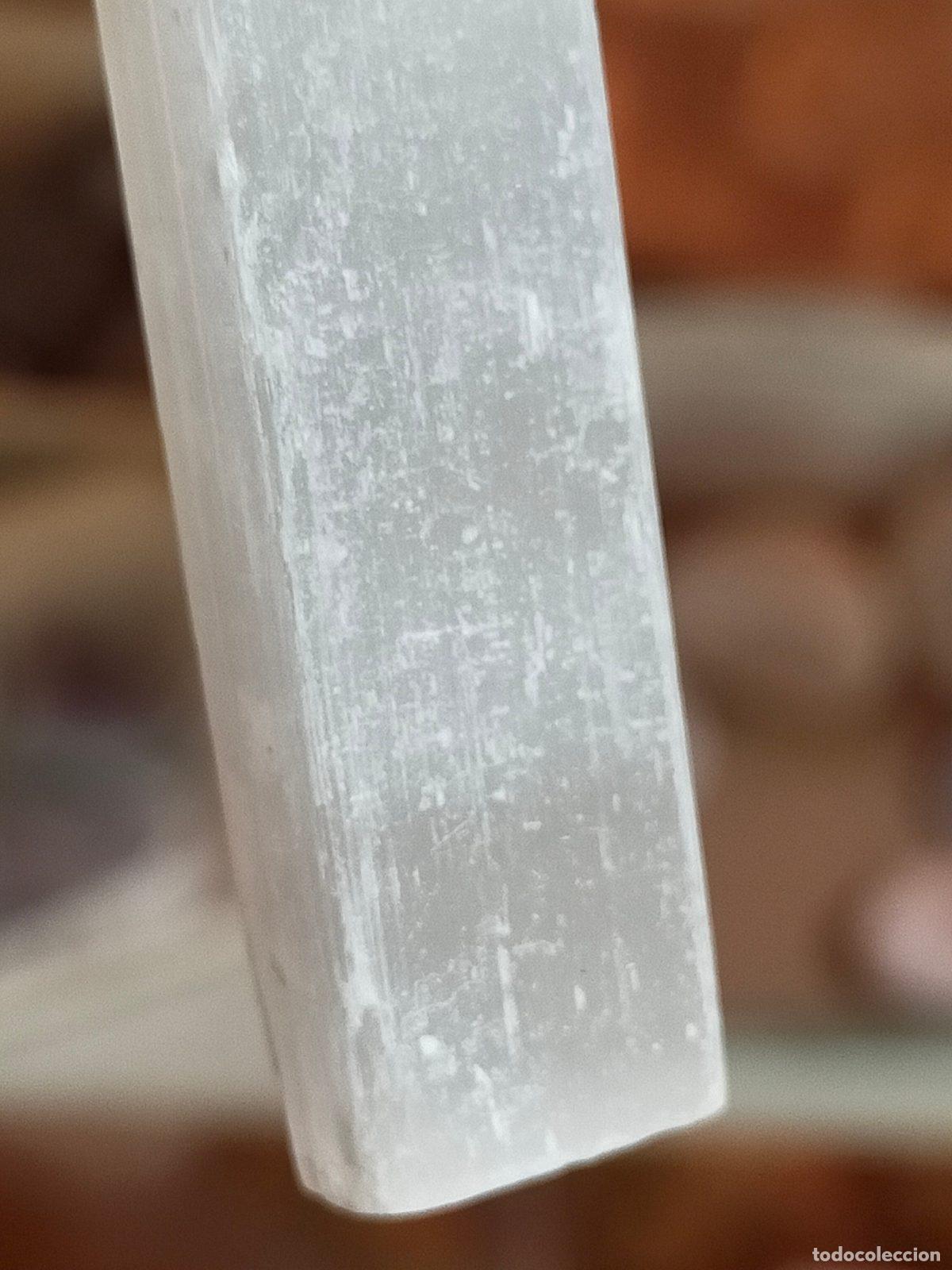 Coleccionismo de minerales: Bastoncino di Selenite Grezzo 15-20cm - Cristallo Naturale Rigenerante per Ambienti