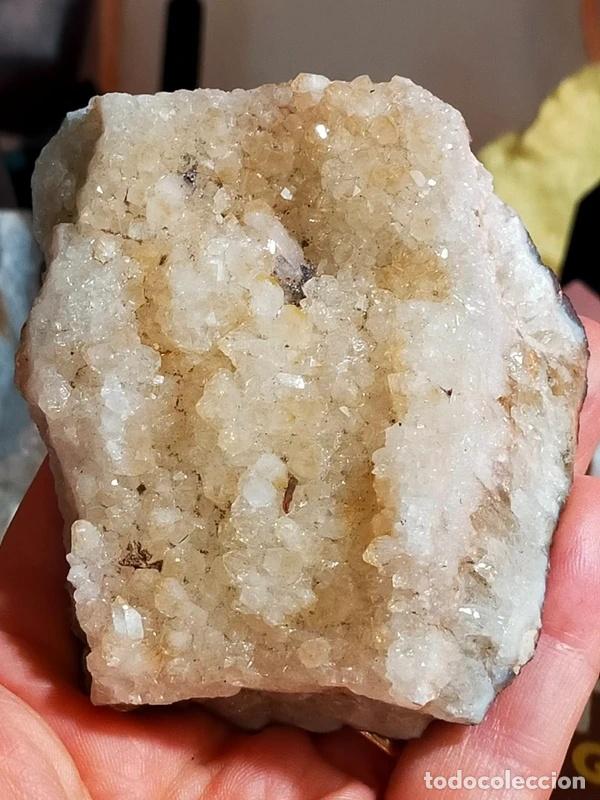 Coleccionismo de minerales: Drusa in Quarzo Citrino