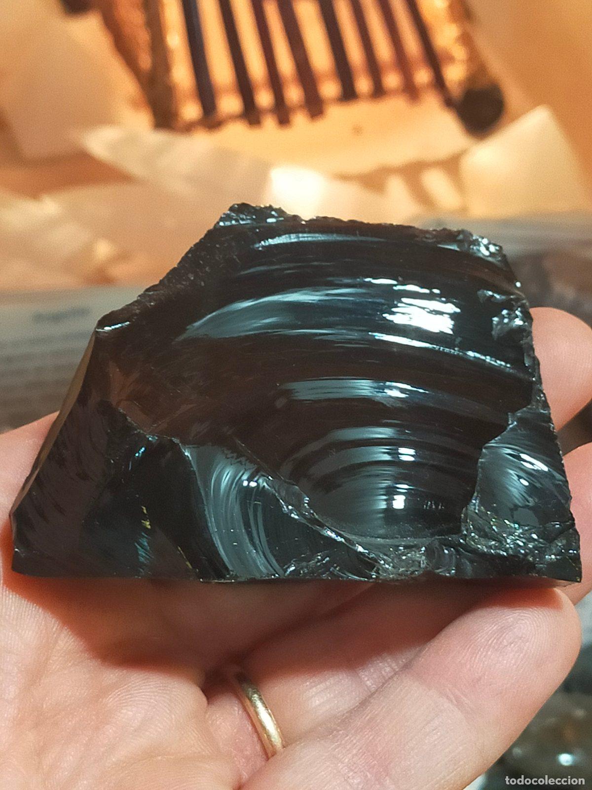 Coleccionismo de minerales: Ossidiana Nera grezza - Foto 2