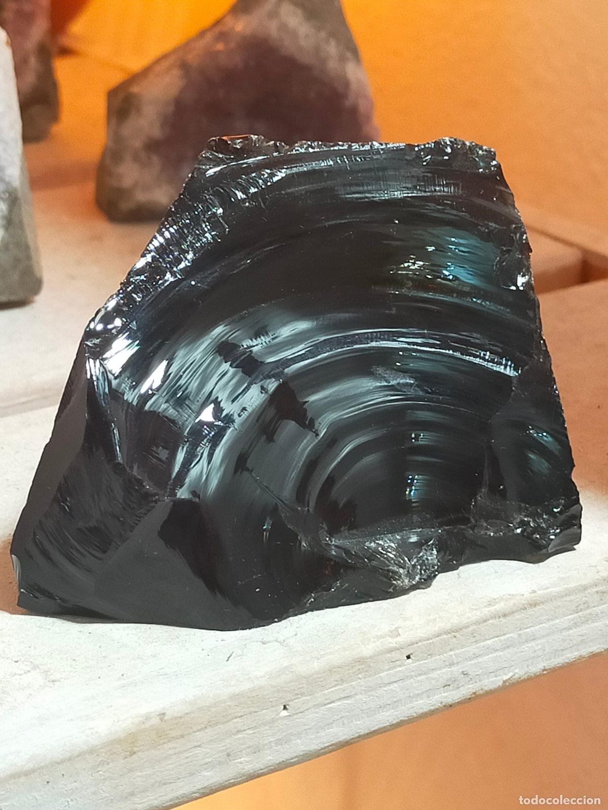 Coleccionismo de minerales: Ossidiana Nera grezza - Foto 3
