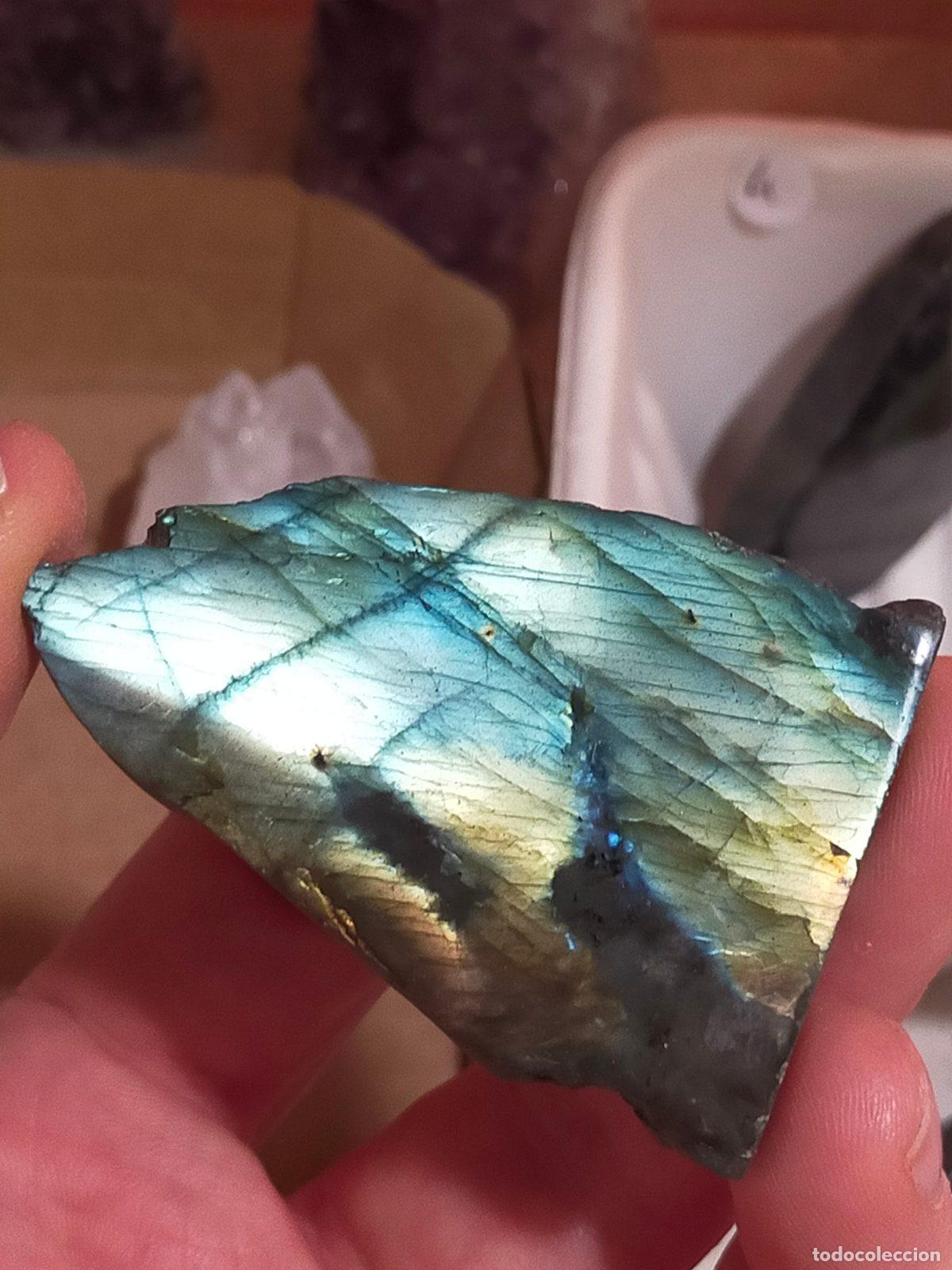 Coleccionismo de minerales: Pietra di Labradorite Naturale Multicolore - Minerale da Collezione e Arredo