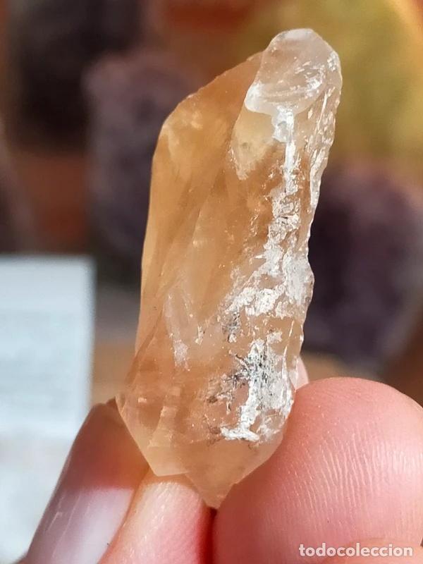 Coleccionismo de minerales: Calcite grezza colore miele - Foto 3
