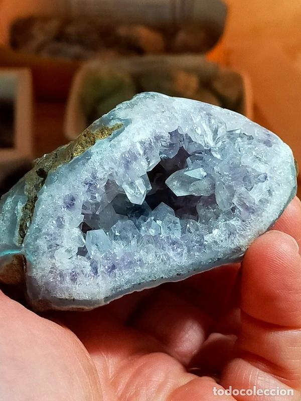 Coleccionismo de minerales: Geode Ametista rosata - Foto 2