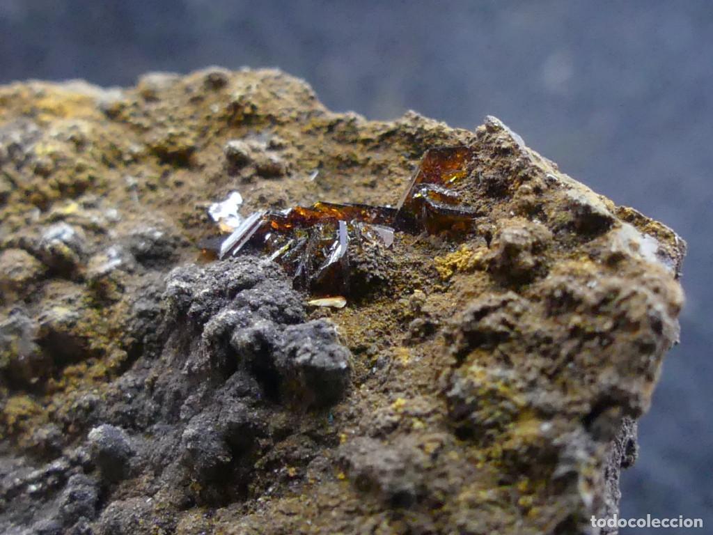Coleccionismo de minerales: Jarosita, T&uacute;nel del Arteal, Almer&iacute;a