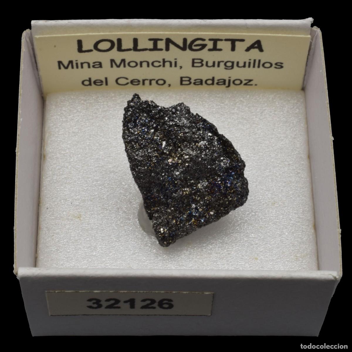 Coleccionismo de minerales: LOLLINGITA (Mina Monchi, Burguillos del Cerro, Badajoz, Espa&ntilde;a) #32126