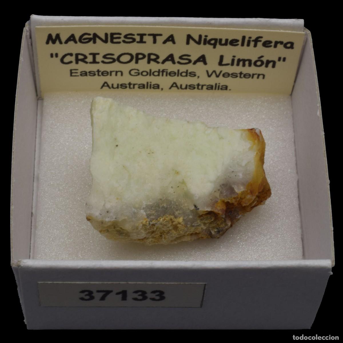 Collectionnisme de min&eacute;raux: MAGNESITA Niquelifera (Eastern Goldfields, Western Australia, Australia) #37133