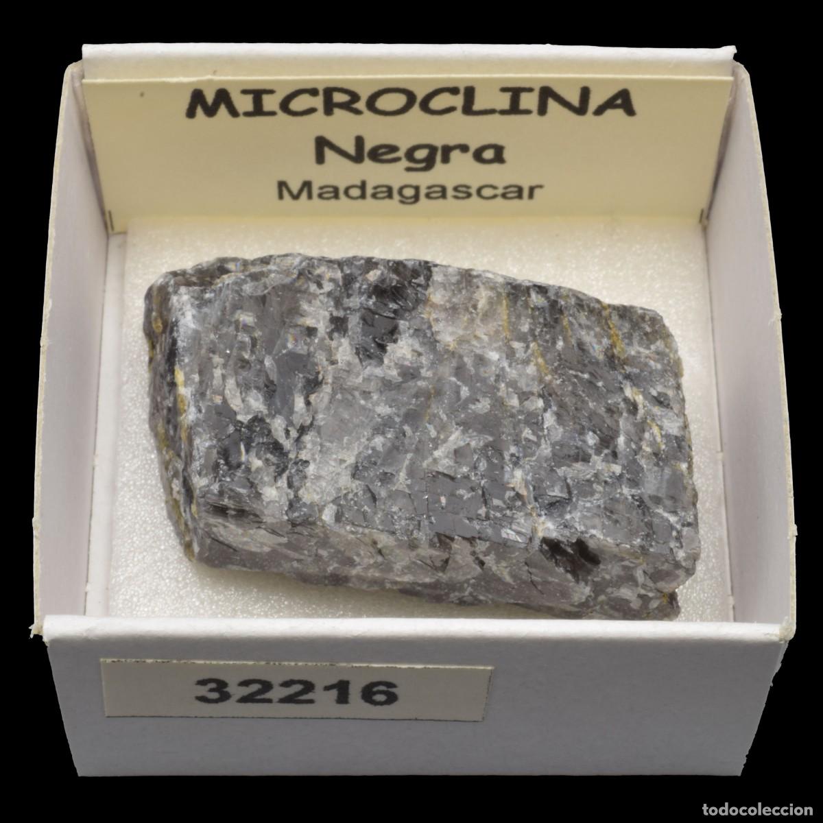 Coleccionismo de minerales: MICROCLINA Negra (Madagascar) #32216 - Foto 1