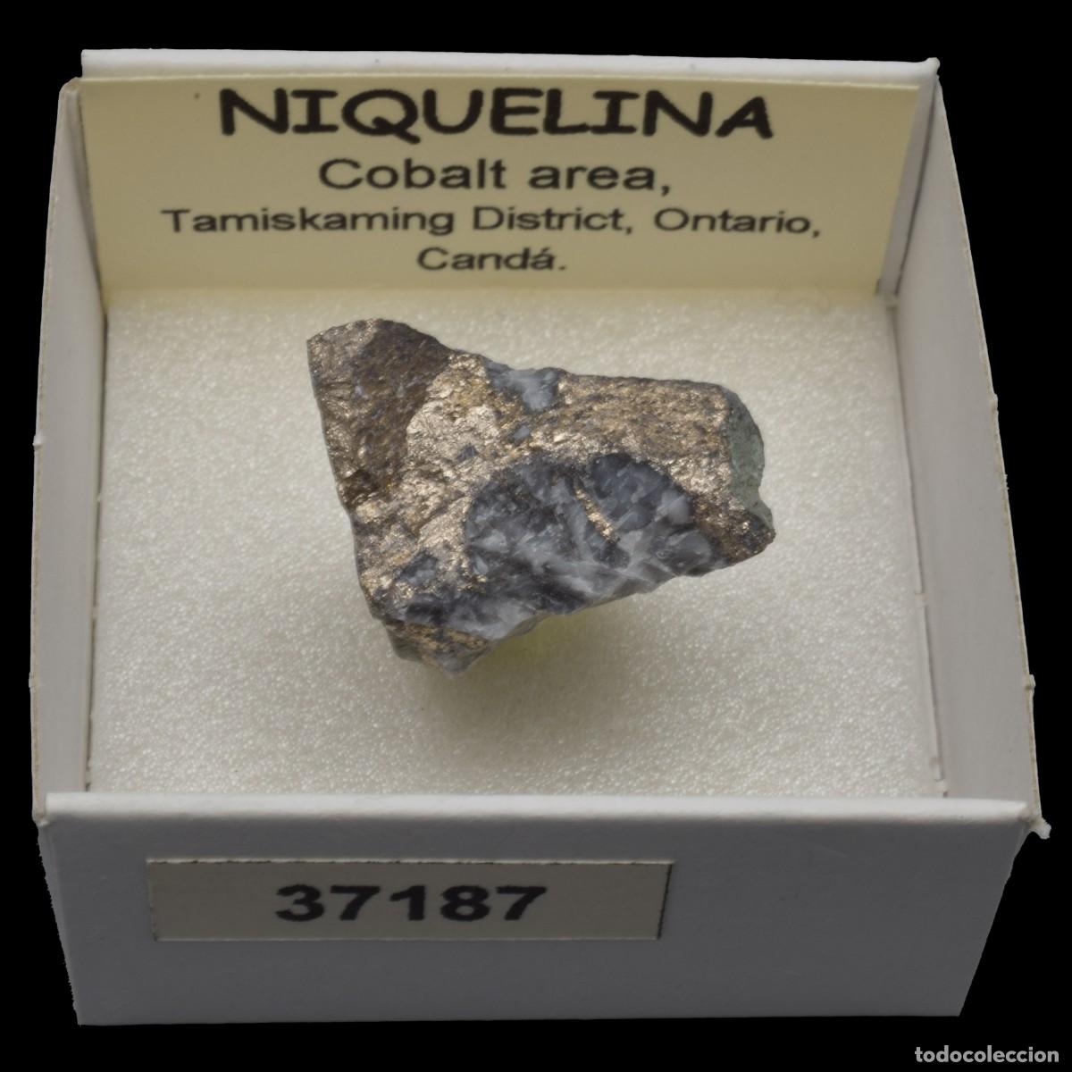 Coleccionismo de minerales: NIQUELINA (Cobalt area, Tamiskaming district, Ontario, Canada) #37187