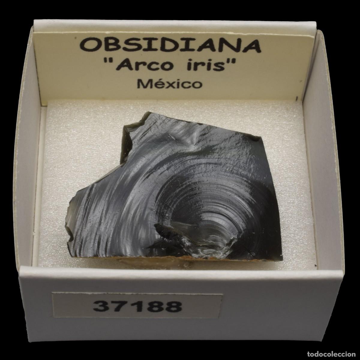 Colecionismo de minerais: OBSIDIANA Arco iris (Magdalena, Jalisco, M&eacute;xico) #37188