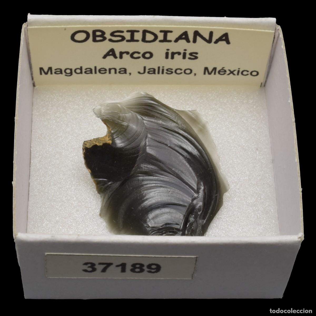 Colecionismo de minerais: OBSIDIANA Arco iris (Magdalena, Jalisco, M&eacute;xico) #37189