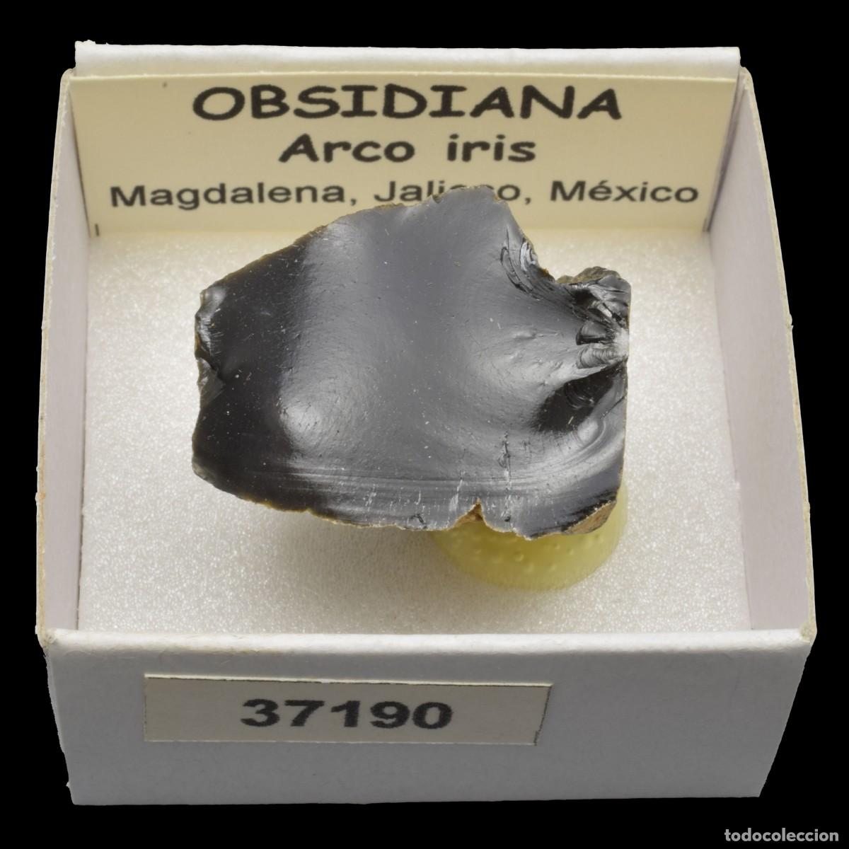 Colecionismo de minerais: OBSIDIANA Arco iris (Magdalena, Jalisco, M&eacute;xico) #37190