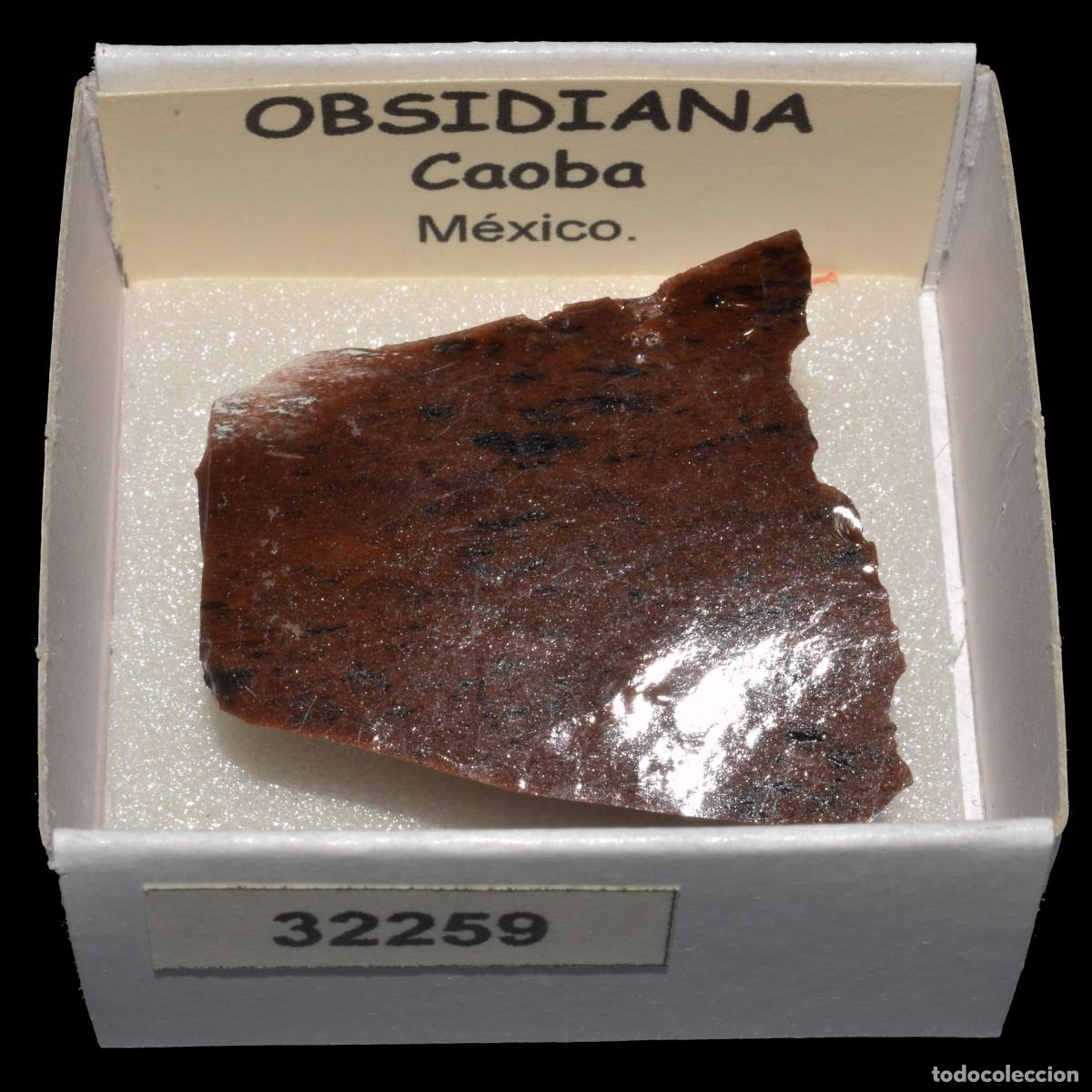 Collezionismo di minerali: OBSIDIANA Caoba (Mexico) #32259