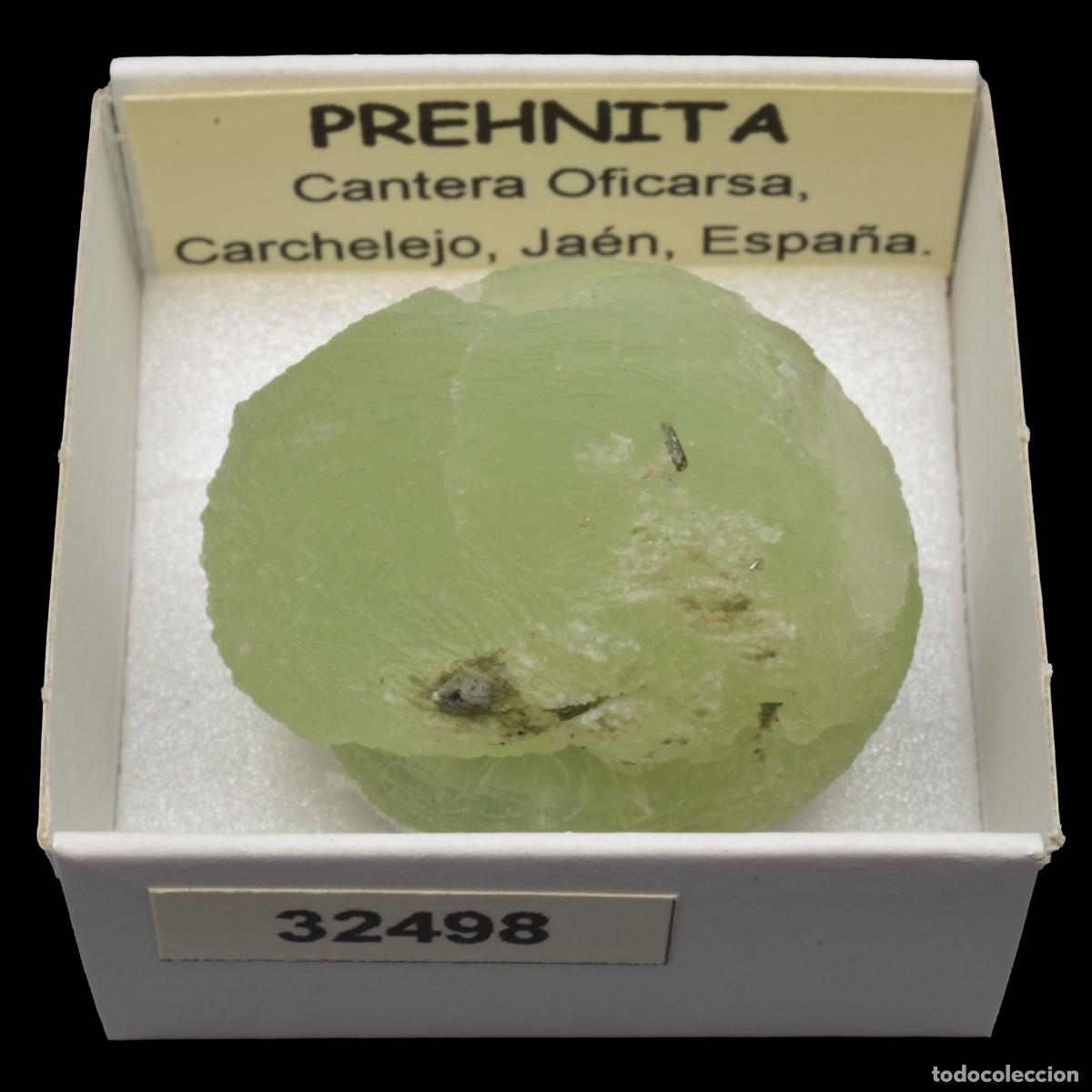 Collectionnisme de min&eacute;raux: PREHNITA(Cantera Oficarsa, Cachelejo, Jaen, Espa&ntilde;a) #32498