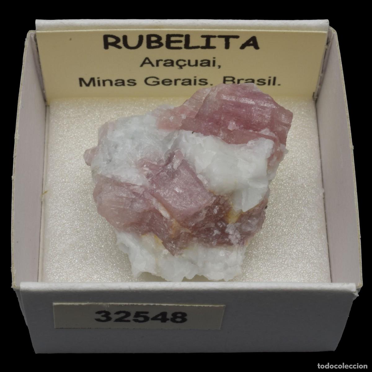 Coleccionismo de minerales: RUBELITA (Ara&ccedil;uai, Minas Gerais, Brasil) #32548