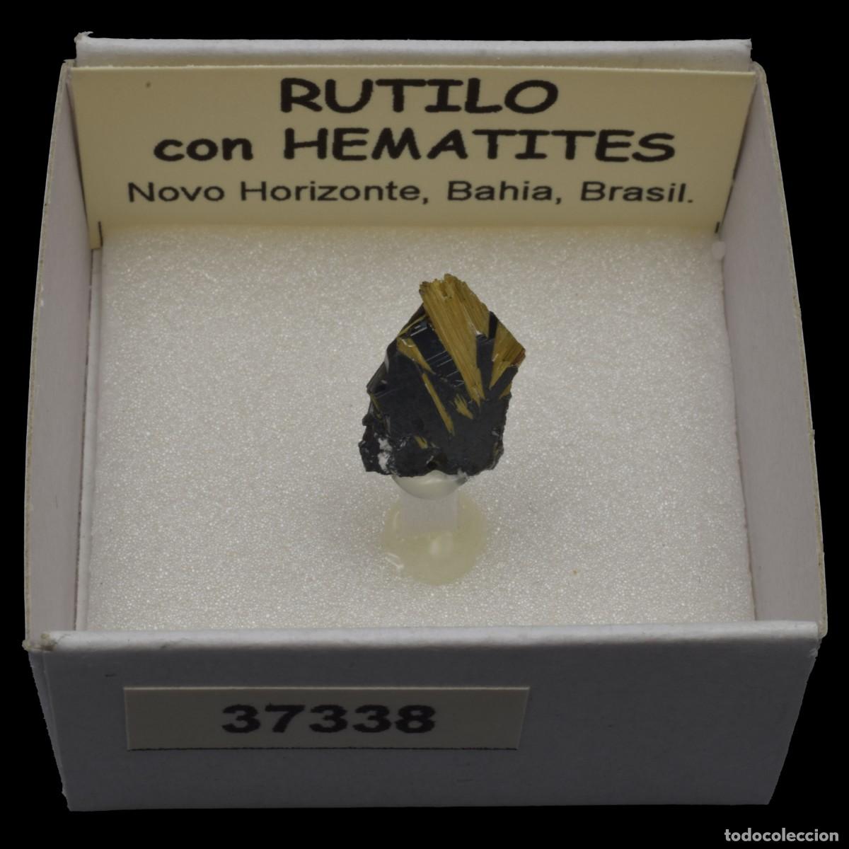 Coleccionismo de minerales: RUTILO con HEMATITES (Novo Horizonte, Bahia, Brasil) #37338