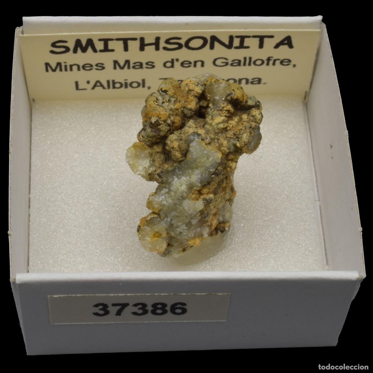 Coleccionismo de minerales: SMITHSONITA (Mines Mas d'en Gallofre, L'Albiol, Tarragona, Espa&ntilde;a) #37386