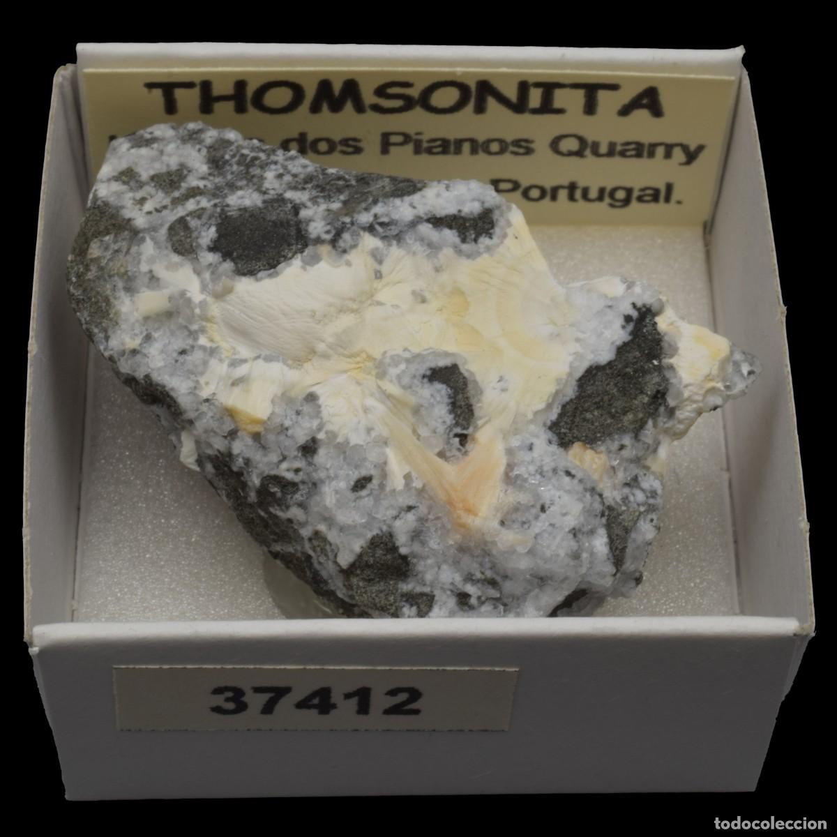 Coleccionismo de minerales: THOMSONITA (Lomba dos Pianos Quarry, Magoito, Sintra, Portugal) #37412