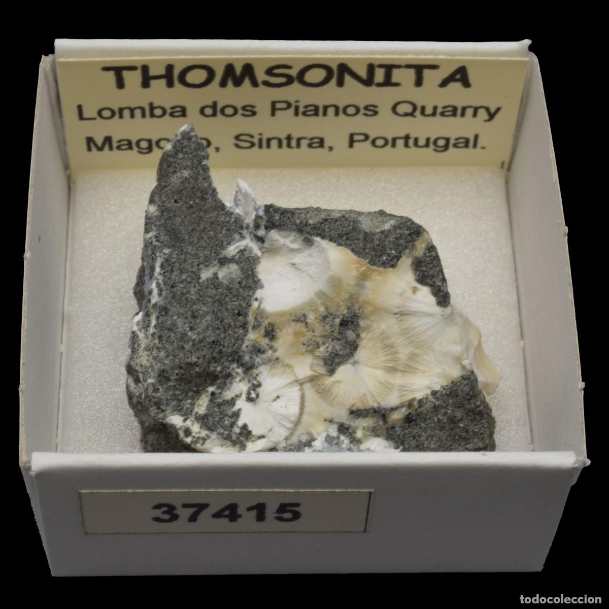 Coleccionismo de minerales: THOMSONITA (Lomba dos Pianos Quarry, Magoito, Sintra, Portugal) #37415