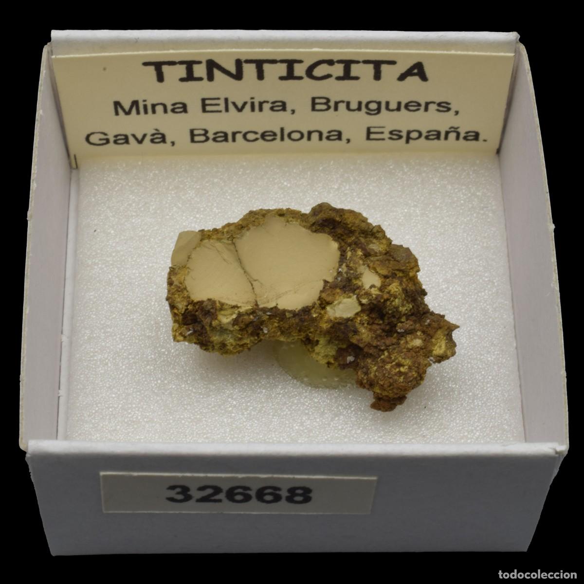 Colecionismo de minerais: TINTICITA (Mina Elvira, Bruguers, Gava, Barcelona, Espa&ntilde;a) #32668