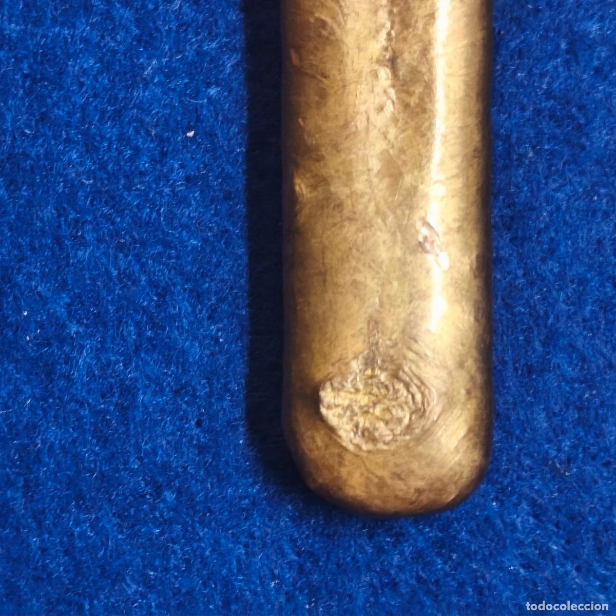 Coleccionismo de minerales: LINGOTE DE LATON CON MARCAJE - Foto 3