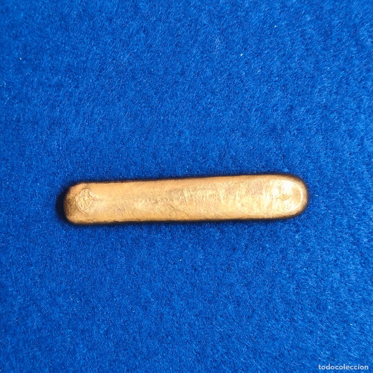 Coleccionismo de minerales: LINGOTE DE LATON CON MARCAJE - Foto 5