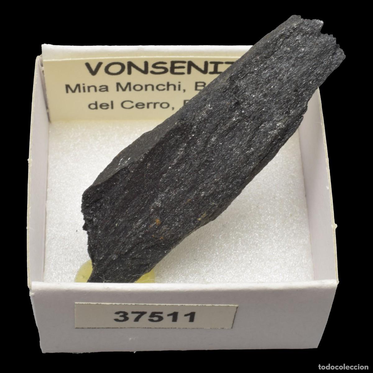 Mineral collecting: VONSENITA (Mina Monchi, Burguillos del Cerro, Badajoz, Espa&ntilde;a) #37511