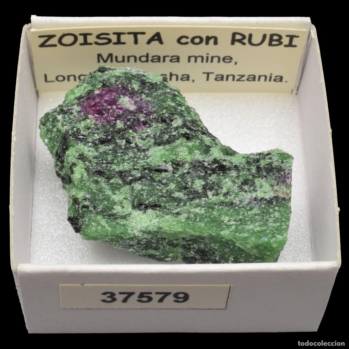 Coleccionismo de minerales: ZOISITA con rubi (Mundara mine, Longido, Arusha, Tanzania) #37579