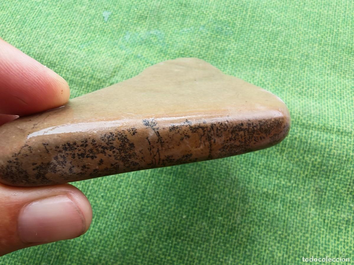 Mineral collecting: Chert con dendritas, 16x7x1.2cm