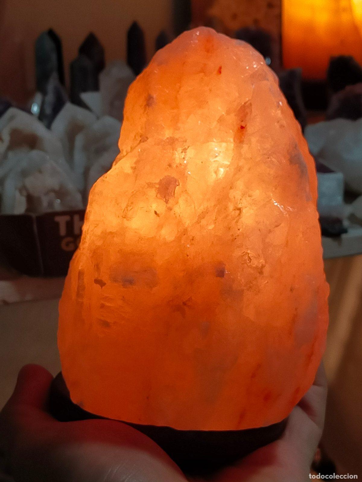Coleccionismo de minerales: Lampada in Sale dell'Himalaya Rosa Naturale - Made in Pakistan