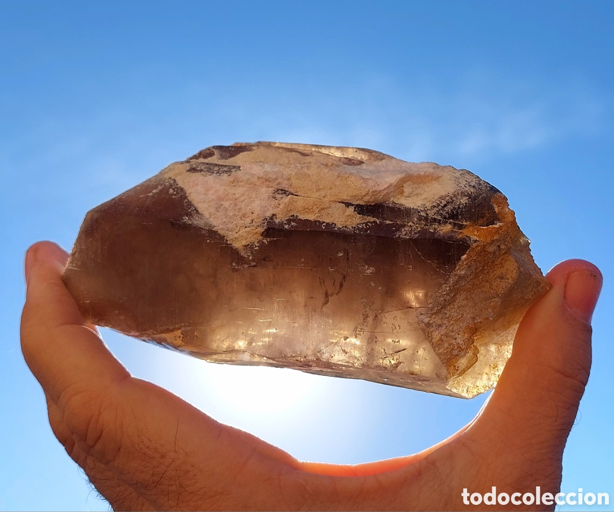 Coleccionismo de minerales: Cuarzo Ahumado Grande en Bruto - Foto 10