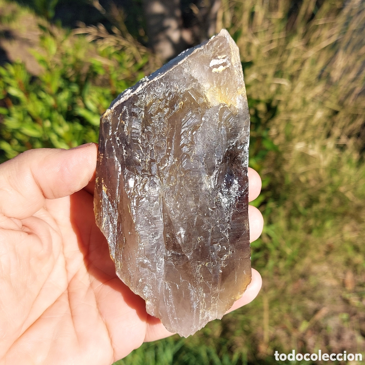 Coleccionismo de minerales: Cuarzo Ahumado Grande en Bruto - Foto 1