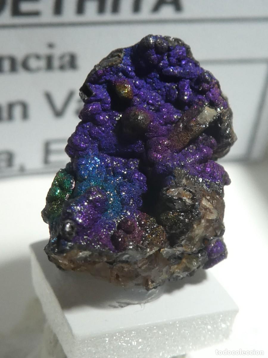 Collectionnisme de min&eacute;raux: (260) GOETHITA AZUL, LA UNION, MURCIA, ESPA&Ntilde;A.