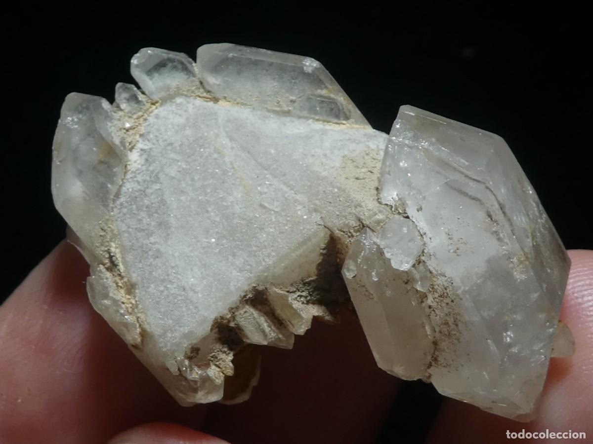 Coleccionismo de minerales: (320) CUARZO, CRISTAL BITERMINADO, MARRUECOS.