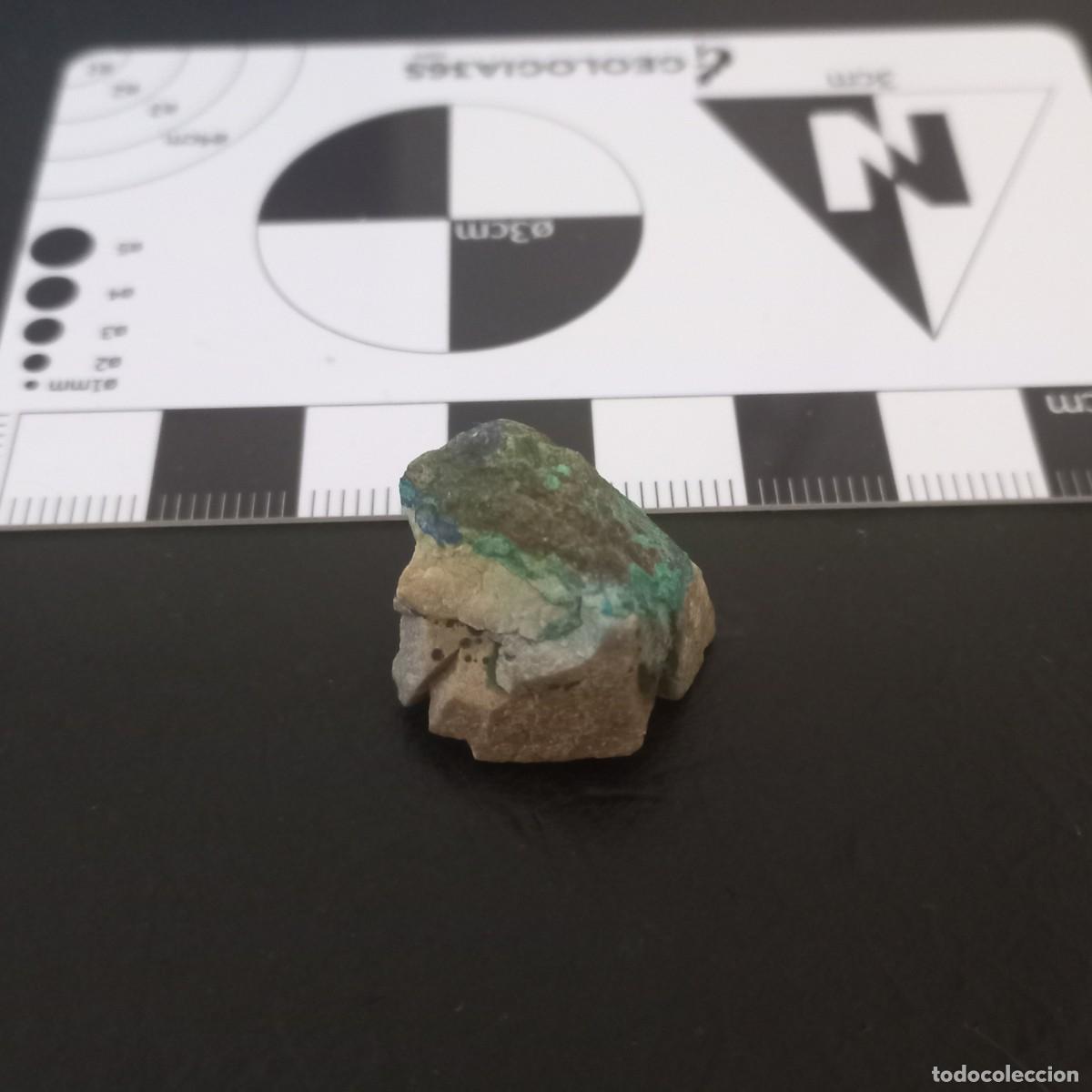 Coleccionismo de minerales: Atzurita. Huercal-Overa (Almeria) en caja 4x4